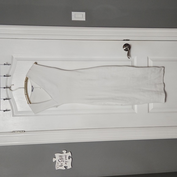 Zara Asymmetrical Ribbed Dress - Picture 3 of 6